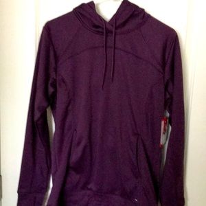 Ladies purple performance Hoodie NWT SzM